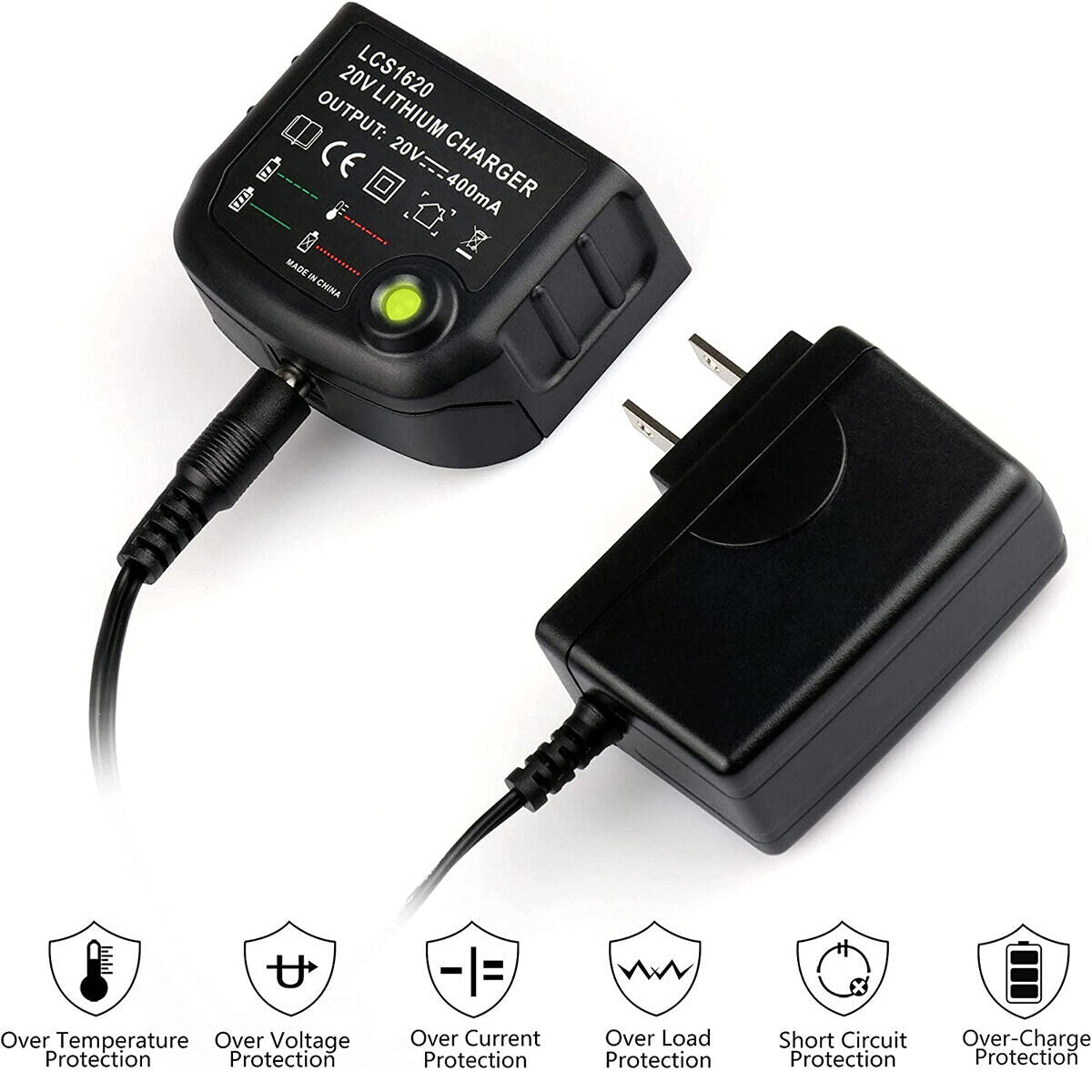 20V PCC692L Charger for Porter Cable 20 Volt Lithium battery 20V PCC692L Charger for Porter Cable 20 Volt Lithium battery